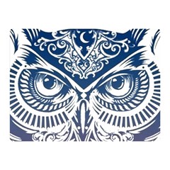 Owl Two Sides Premium Plush Fleece Blanket (mini) by Amaryn4rt