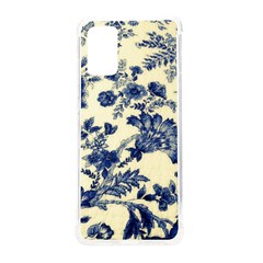 Vintage Blue Drawings On Fabric Samsung Galaxy S20plus 6 7 Inch Tpu Uv Case by Amaryn4rt