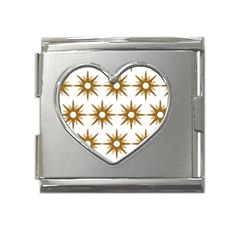Seamless Repeating Tiling Tileable Mega Link Heart Italian Charm (18mm) by Amaryn4rt