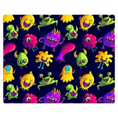 Space Patterns Two Sides Premium Plush Fleece Blanket (medium) by Amaryn4rt