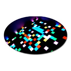 Dance Floor Oval Magnet by Amaryn4rt