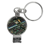 Computer Ram Tech - Nail Clippers Key Chain Front