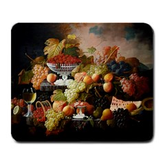 Abundance Of Fruit Severin Roesen Large Mousepad by Amaryn4rt