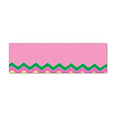 Easter Chevron Pattern Stripes Sticker Bumper (100 pack)