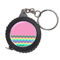 Easter Chevron Pattern Stripes Measuring Tape