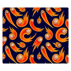 Space Patterns Pattern Two Sides Premium Plush Fleece Blanket (small) by Amaryn4rt
