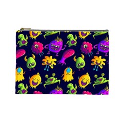 Space Patterns Cosmetic Bag (large) by Amaryn4rt