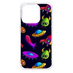 Space Pattern iPhone 14 Pro TPU UV Print Case Front