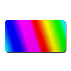 Multi Color Rainbow Background Medium Bar Mat by Amaryn4rt