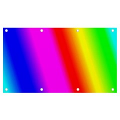 Multi Color Rainbow Background Banner And Sign 7  X 4  by Amaryn4rt
