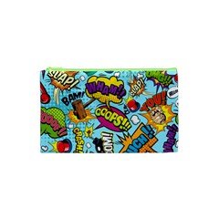 Comic Elements Colorful Seamless Pattern Cosmetic Bag (xs) by Amaryn4rt