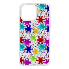 Snowflake Pattern Repeated Iphone 14 Pro Max Tpu Uv Print Case by Amaryn4rt