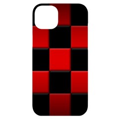 Black And Red Backgrounds- Iphone 14 Plus Black Uv Print Case by Amaryn4rt