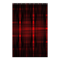 Black And Red Backgrounds Shower Curtain 48  X 72  (small)  by Amaryn4rt