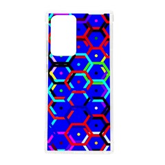 Blue Bee Hive Pattern Samsung Galaxy Note 20 Ultra Tpu Uv Case by Amaryn4rt