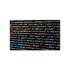 Close Up Code Coding Computer Sticker Rectangular (10 Pack) by Amaryn4rt