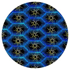 Blue Bee Hive Round Trivet by Amaryn4rt