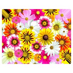 Flowers Blossom Bloom Nature Plant Premium Plush Fleece Blanket (Medium)