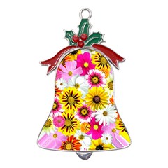 Flowers Blossom Bloom Nature Plant Metal Holly Leaf Bell Ornament