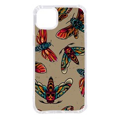 Tattoos Colorful Seamless Pattern Iphone 14 Plus Tpu Uv Print Case by Amaryn4rt