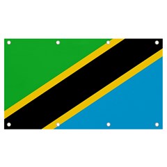 Flag Of Tanzania Banner And Sign 7  X 4  by Amaryn4rt