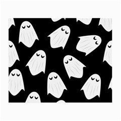 Ghost Halloween Pattern Small Glasses Cloth (2 Sides) by Amaryn4rt