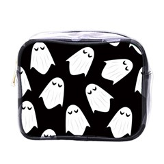 Ghost Halloween Pattern Mini Toiletries Bag (one Side) by Amaryn4rt