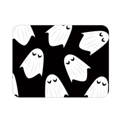 Ghost Halloween Pattern Premium Plush Fleece Blanket (mini)
