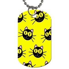 Cats Heads Pattern Design Dog Tag (one Side) by Amaryn4rt