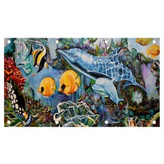 Colorful Aquatic Life Wall Mural Banner And Sign 7  X 4  by Simbadda