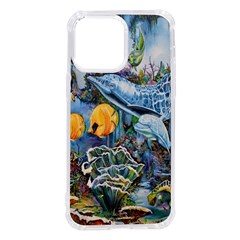 Colorful Aquatic Life Wall Mural Iphone 14 Pro Max Tpu Uv Print Case