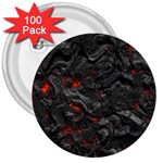 Volcanic Lava Background Effect 3  Buttons (100 pack)  Front