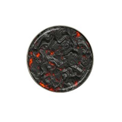 Volcanic Lava Background Effect Hat Clip Ball Marker (10 Pack) by Simbadda