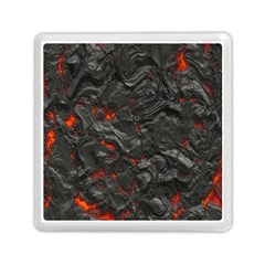 Volcanic Lava Background Effect Memory Card Reader (square) by Simbadda