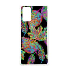 Autumn Pattern Dried Leaves Samsung Galaxy Note 20 Tpu Uv Case by Simbadda