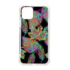 Autumn Pattern Dried Leaves Iphone 11 Pro 5 8 Inch Tpu Uv Print Case by Simbadda