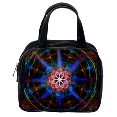 Mandala Pattern Kaleidoscope Classic Handbag (one Side)