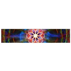 Mandala Pattern Kaleidoscope Small Premium Plush Fleece Scarf by Simbadda