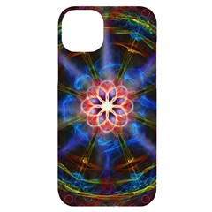 Mandala Pattern Kaleidoscope Iphone 14 Plus Black Uv Print Case by Simbadda