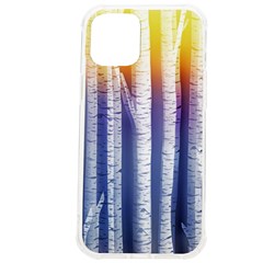 Birch Tree Background Scrapbooking Iphone 12 Pro Max Tpu Uv Print Case by Simbadda