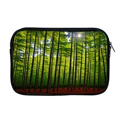 Green Forest Jungle Trees Nature Sunny Apple Macbook Pro 17  Zipper Case