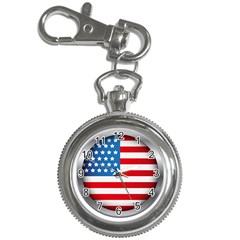 United Of America Usa Flag Key Chain Watches by Celenk