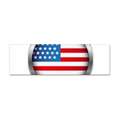 United Of America Usa Flag Sticker Bumper (10 Pack) by Celenk