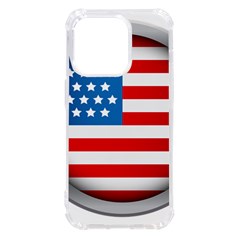 United Of America Usa Flag Iphone 14 Pro Tpu Uv Print Case by Celenk