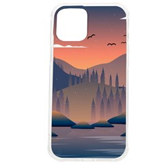 Cool Landscape Night Minimal Art Minimalist Iphone 12 Pro Max Tpu Uv Print Case by Ravend