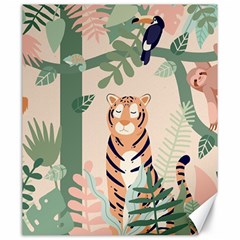 Kids Animals & Jungle Friends Canvas 20  X 24 