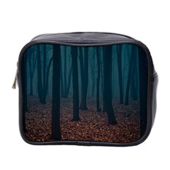 Dark Forest Nature Mini Toiletries Bag (two Sides) by Ravend