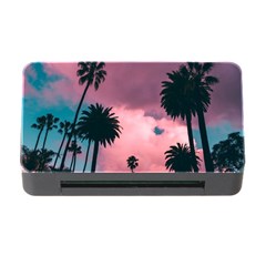 Nature Sunset Sky Clouds Palms Tropics Porous Memory Card Reader With Cf by Ravend