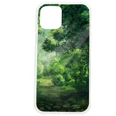 Anime Green Forest Jungle Nature Landscape Iphone 12 Pro Max Tpu Uv Print Case by Ravend