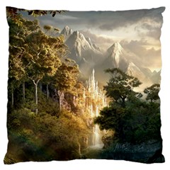 Natural Landscape Nature Vegetation Jungle Standard Premium Plush Fleece Cushion Case (two Sides)